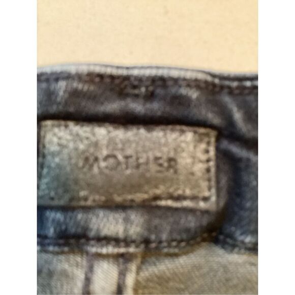 Mother The Looker Ankle Fray Jeans Sz 27 Stretch - Picture 3 of 9